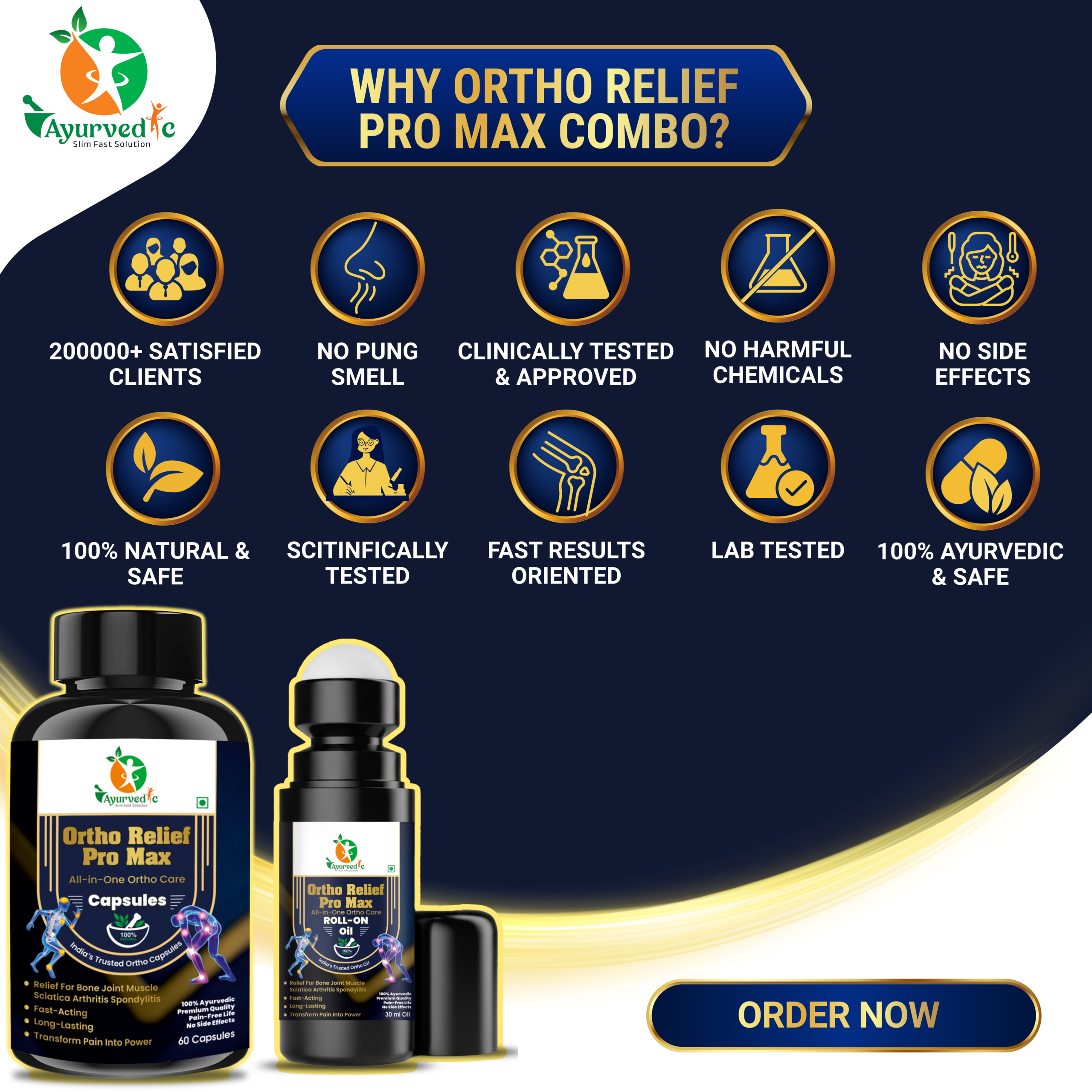 Ortho Relief Pro Max Combo