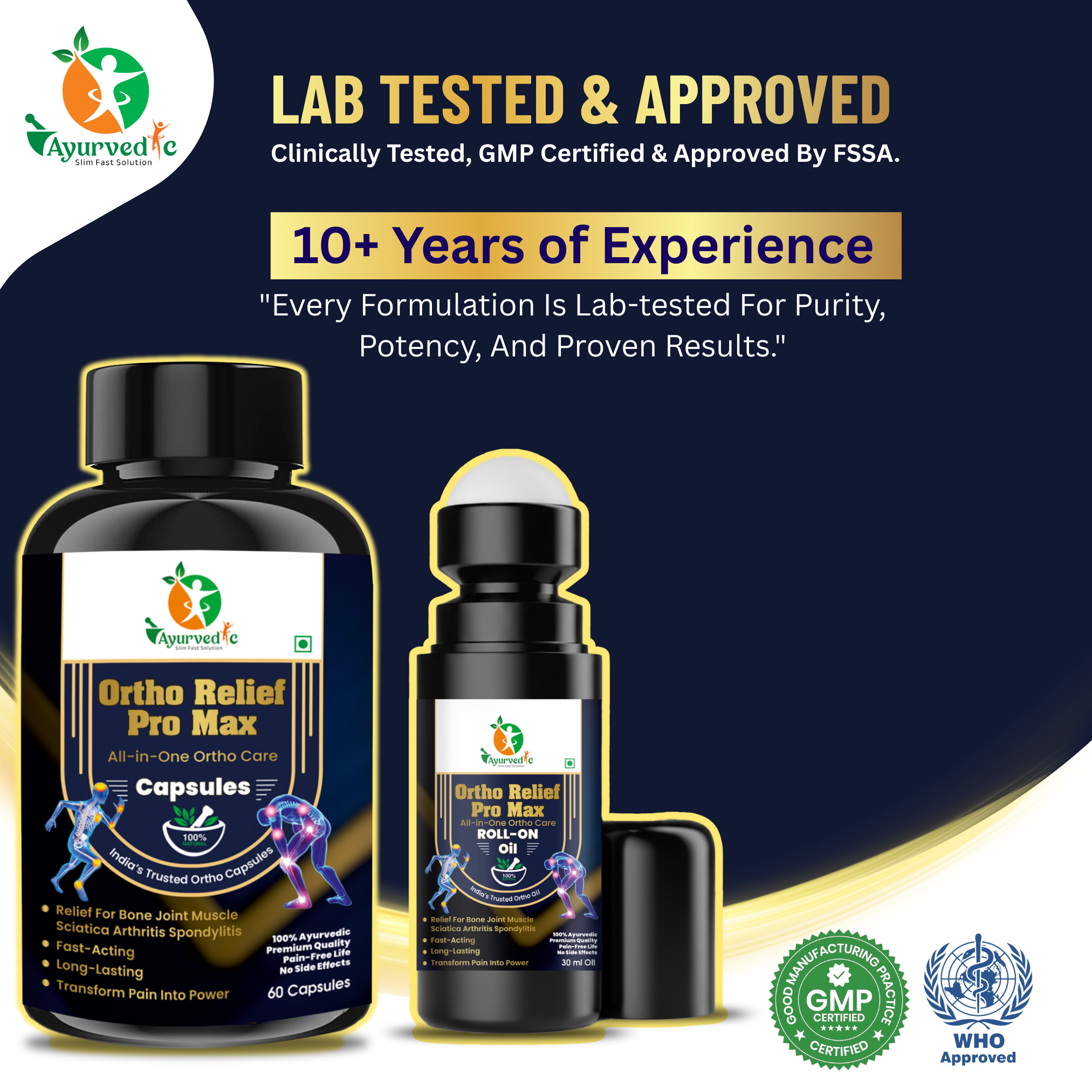 Ortho Relief Pro Max Combo